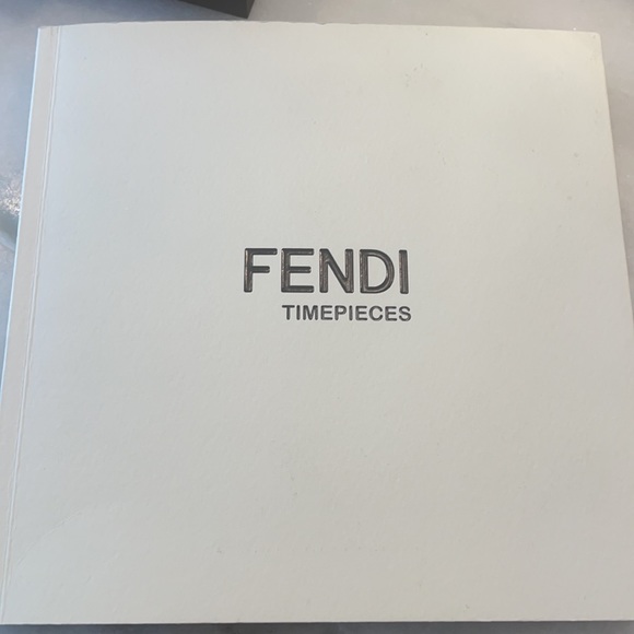 Fendi timepiece. Spinel and topaz dial. Quartz watch